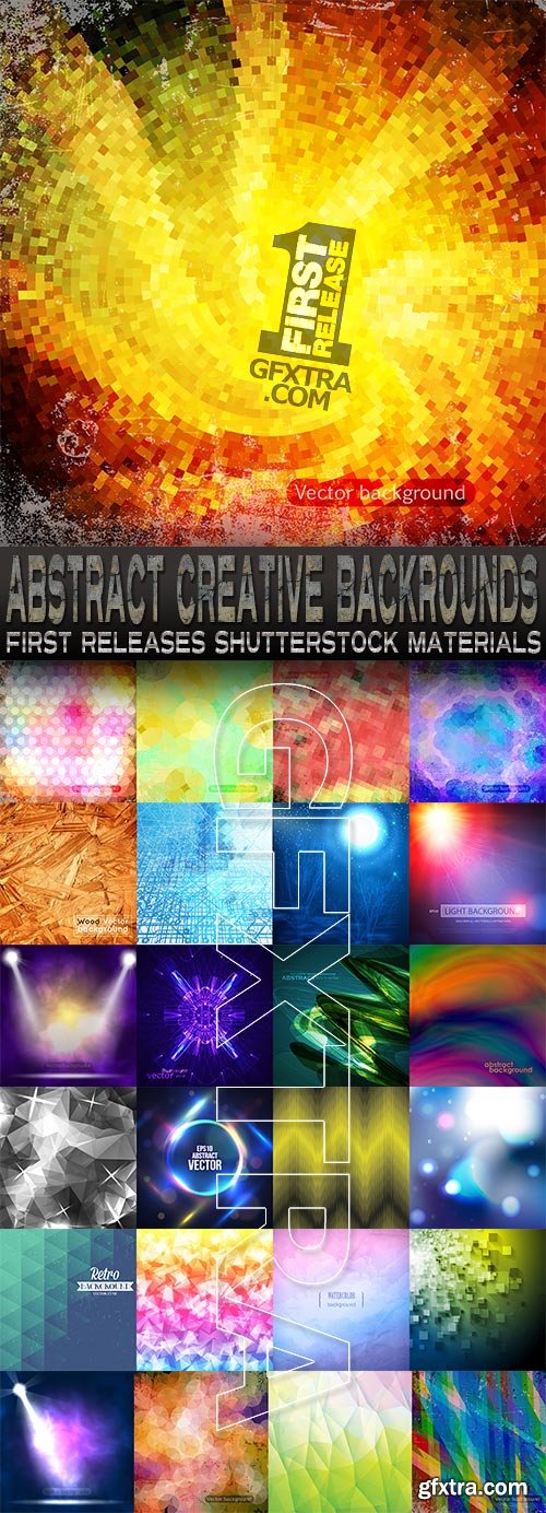 Amazing SS - Abstract Creative Backrounds, 25xEPS