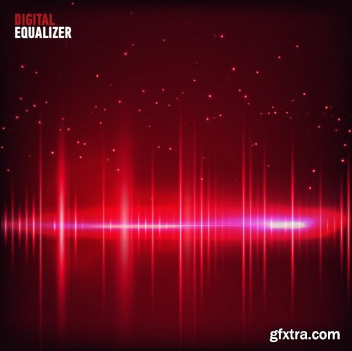 Stock Vectors - Digital equalizer 2, 25xEPS