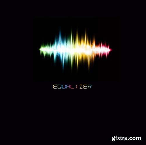 Stock Vectors - Digital equalizer 2, 25xEPS