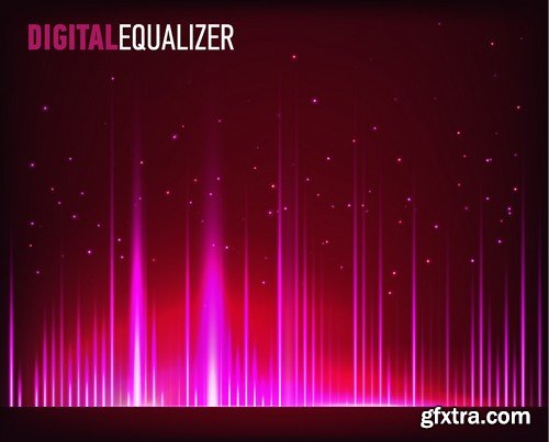 Stock Vectors - Digital equalizer 2, 25xEPS