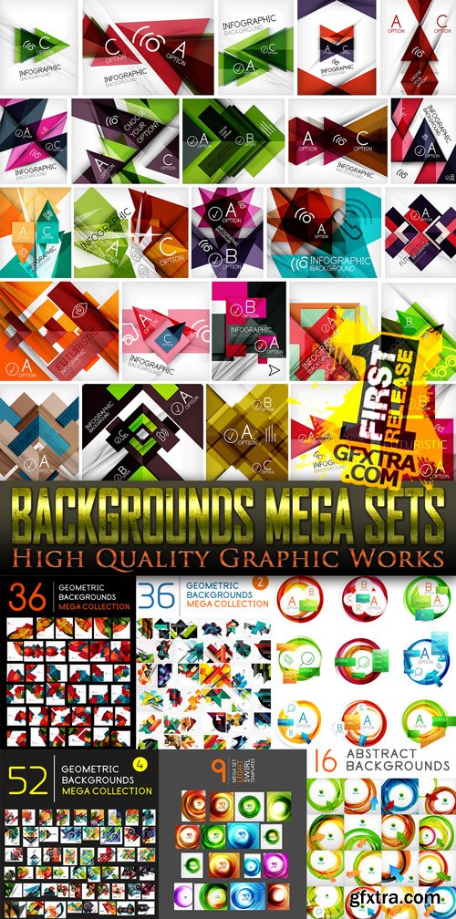 Backgrounds Mega Sets 25xEPS