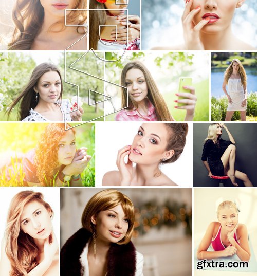 Stock Photos - Beautiful Girls 6, 25xJPG