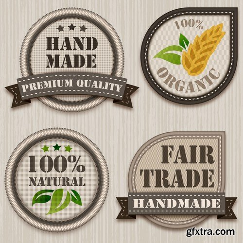 Different Labels & Stickers #2 - 25 Vector