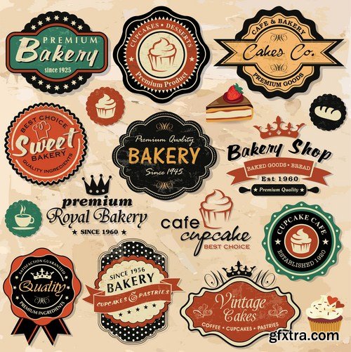 Different Labels & Stickers #2 - 25 Vector