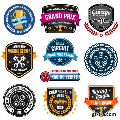 Different Labels & Stickers #2 - 25 Vector