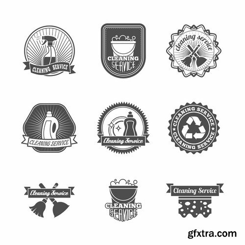 Different Labels & Stickers #2 - 25 Vector