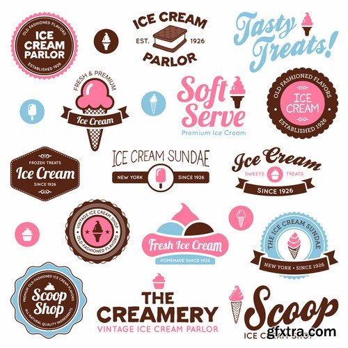 Different Labels & Stickers #2 - 25 Vector