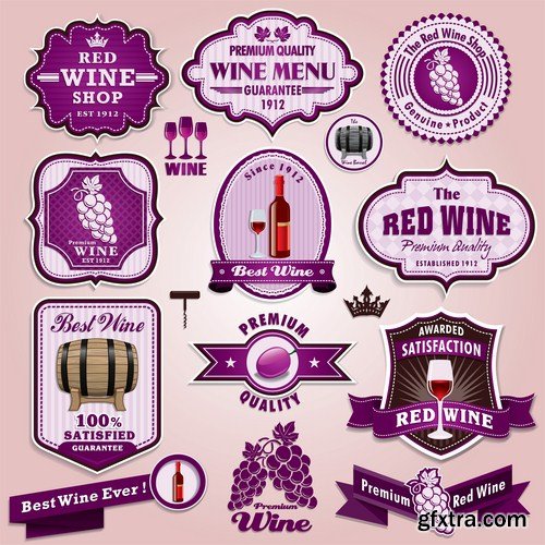 Different Labels & Stickers #2 - 25 Vector