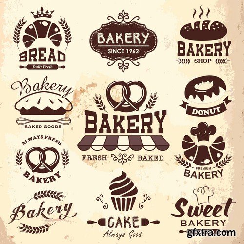 Different Labels & Stickers #2 - 25 Vector