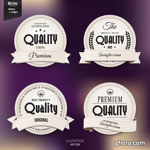 Different Labels & Stickers #2 - 25 Vector