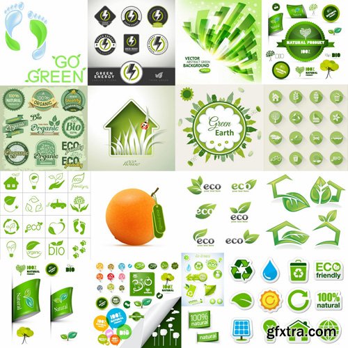 ECO Design Elements #2 - 25 Vector