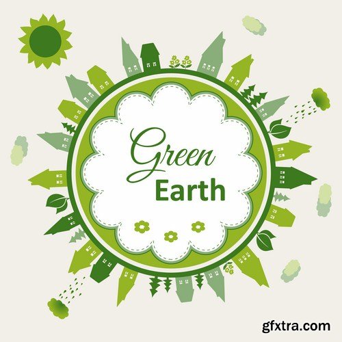 ECO Design Elements #2 - 25 Vector