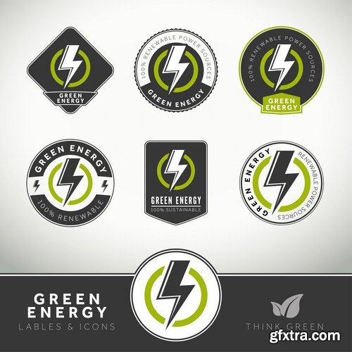 ECO Design Elements #2 - 25 Vector