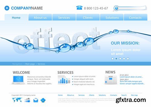 Web Design Elements #3 - 25 Vector