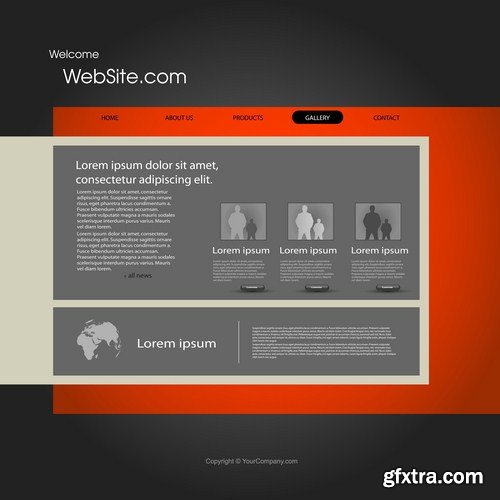 Web Design Elements #3 - 25 Vector