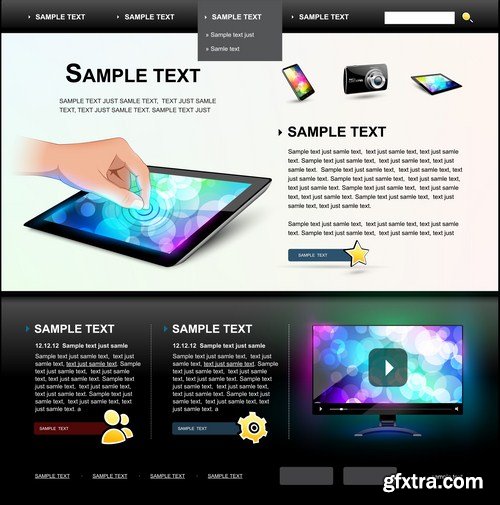 Web Design Elements #3 - 25 Vector