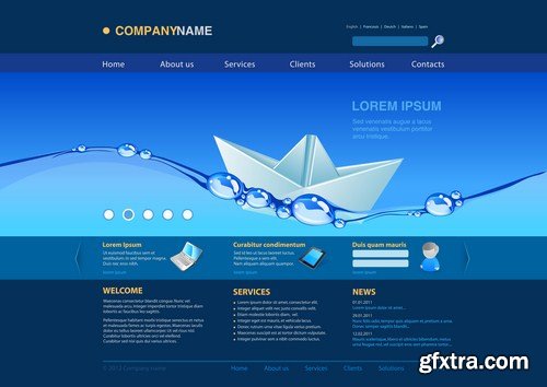 Web Design Elements #3 - 25 Vector