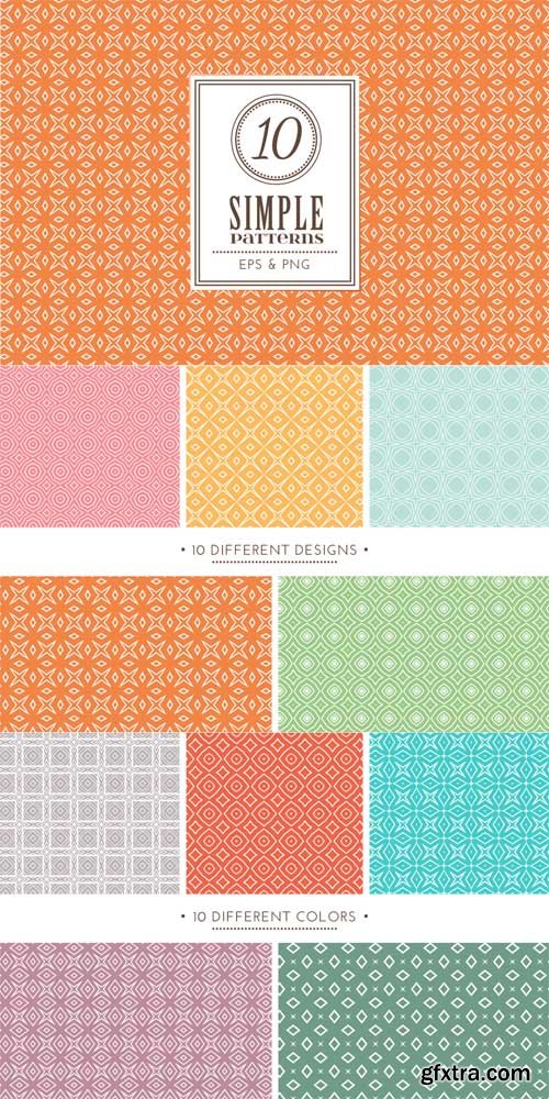 Set of 10 Simple Patterns Vol 1