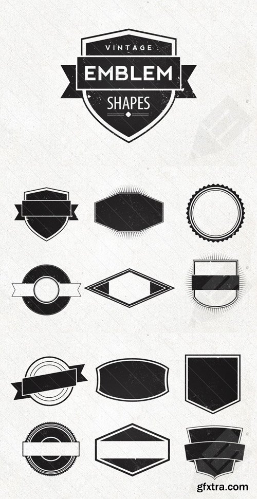 Vintage Emblem Shapes