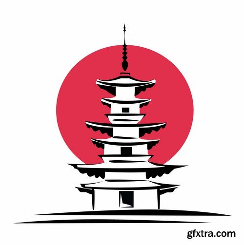 Japan Sign & Symbols - 25 Vector