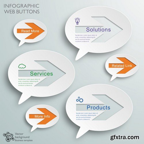 Infographics Design Elements#35 - 25 Vector