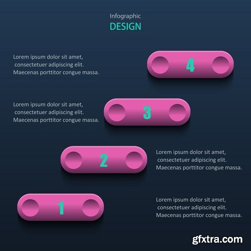 Infographics Design Elements#35 - 25 Vector