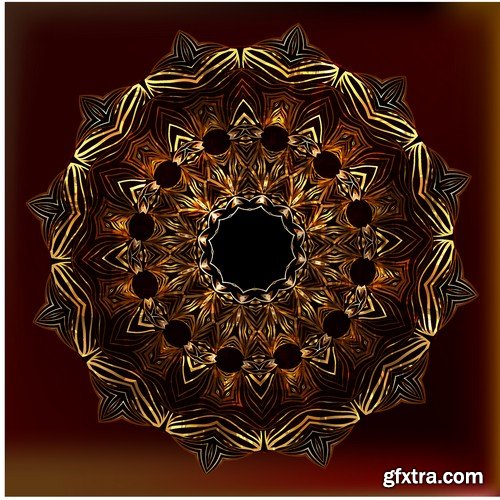 Stock Vectors - Mandala 3, 25xEPS