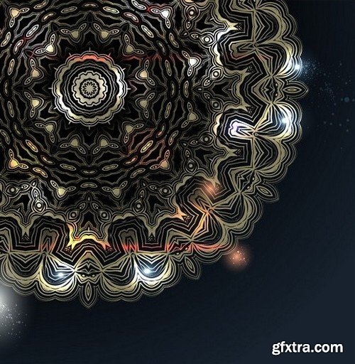 Stock Vectors - Mandala 3, 25xEPS