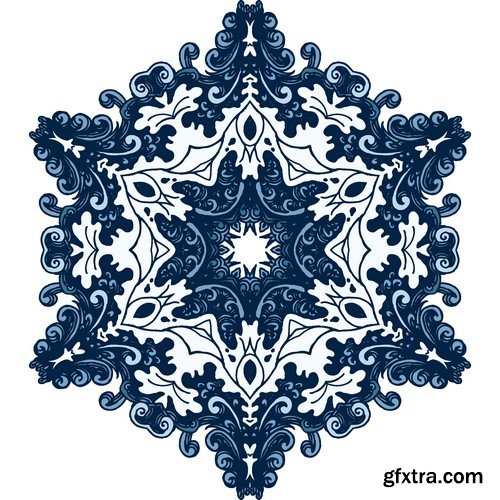 Stock Vectors - Mandala 3, 25xEPS