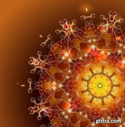 Stock Vectors - Mandala 3, 25xEPS