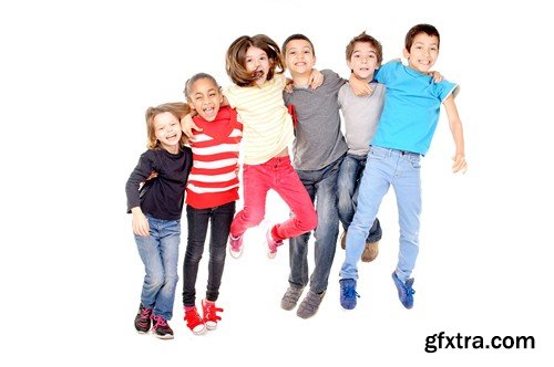 Stock Photos - Happy kids 6, 25xJPG