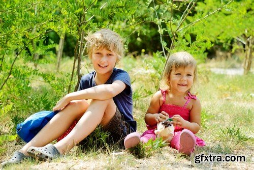 Stock Photos - Happy kids 6, 25xJPG