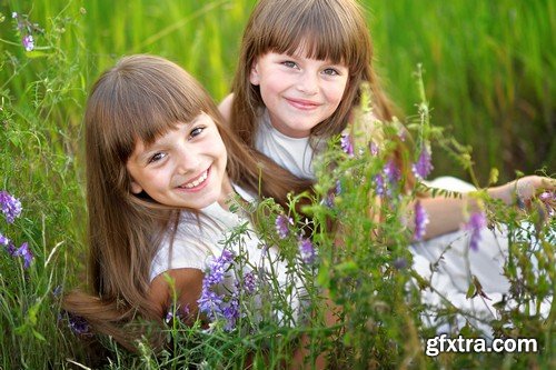 Stock Photos - Happy kids 6, 25xJPG