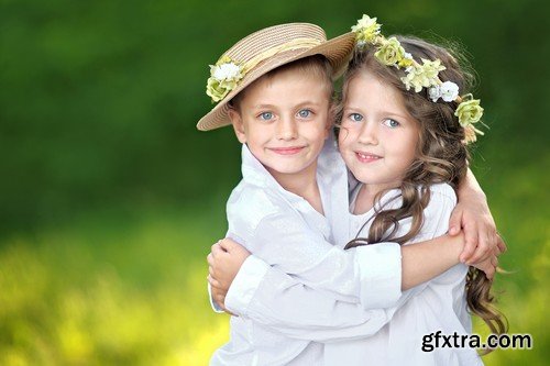 Stock Photos - Happy kids 6, 25xJPG