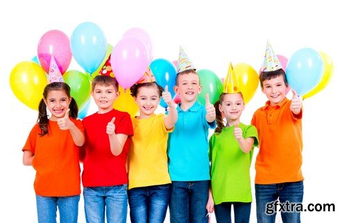 Stock Photos - Happy kids 6, 25xJPG