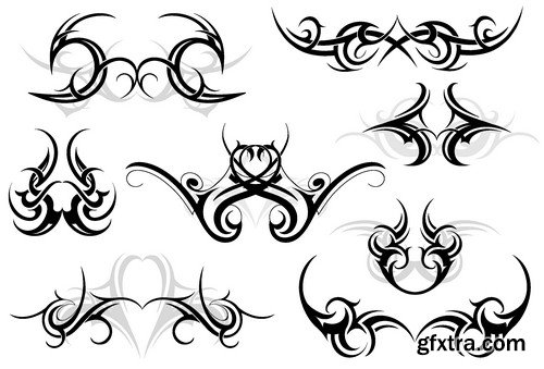 Stock Vectors - Tattoo design 2, 25xEPS