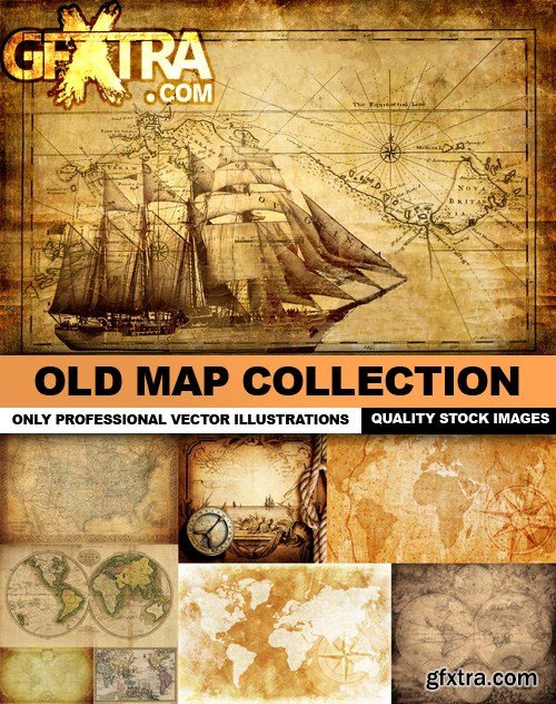 Old Map Collection - 25 HQ Images