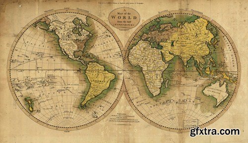 Old Map Collection - 25 HQ Images