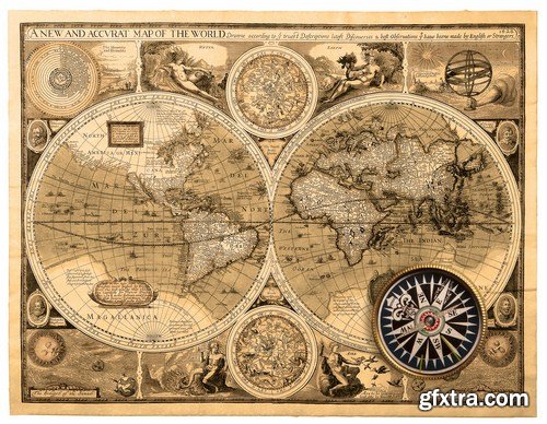 Old Map Collection - 25 HQ Images