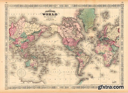 Old Map Collection - 25 HQ Images