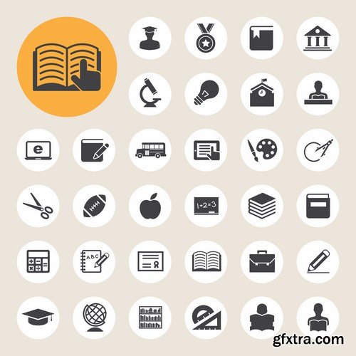 Flat Icons #33 - 23 Vectors