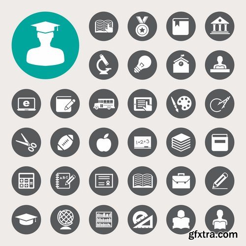 Flat Icons #33 - 23 Vectors