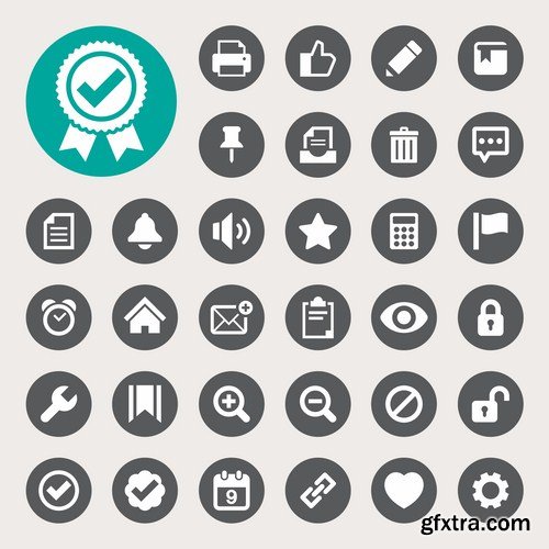 Flat Icons #33 - 23 Vectors