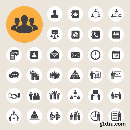 Flat Icons #33 - 23 Vectors