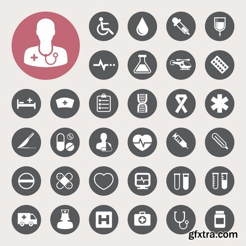 Flat Icons #33 - 23 Vectors