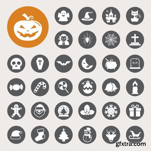 Flat Icons #33 - 23 Vectors