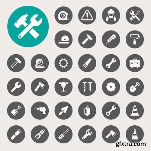 Flat Icons #33 - 23 Vectors