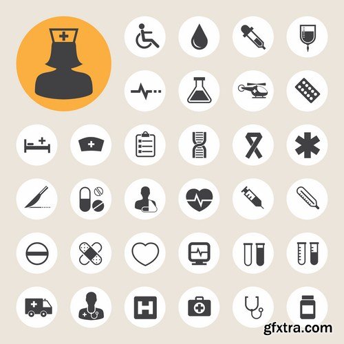 Flat Icons #33 - 23 Vectors