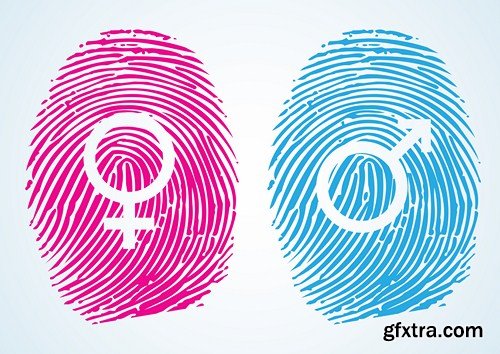 Fingerprint - 25 Vector