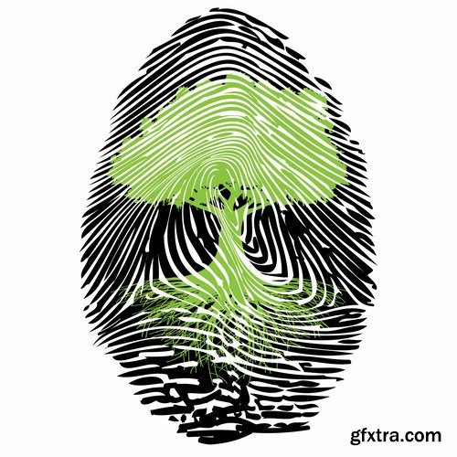 Fingerprint - 25 Vector